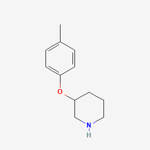 molecular formula C12H17NO B1359081 3-(4-Methylphenoxy)piperidine CAS No. 63843-39-0