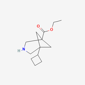 Ethyl 5-cyclobutyl-3-azabicyclo[3.1.1]heptane-1-carboxylate