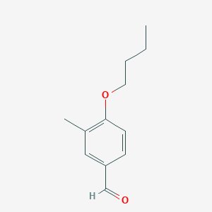 molecular formula C12H16O2 B1359084 4-丁氧基-3-甲基苯甲醛 CAS No. 820236-97-3