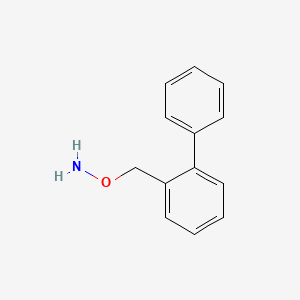 O-[(2-phenylphenyl)methyl]hydroxylamine