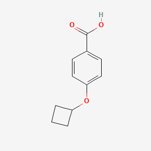 molecular formula C11H12O3 B1359090 4-Cyclobutoxybenzoic acid CAS No. 62577-95-1