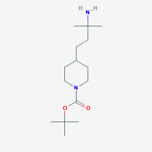 Tert-butyl4-(3-amino-3-methylbutyl)piperidine-1-carboxylate