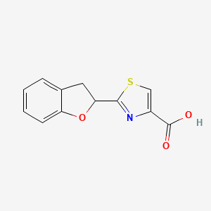 2-(2,3-Dihydro-2-benzofuryl)thiazole-4-carboxylic Acid