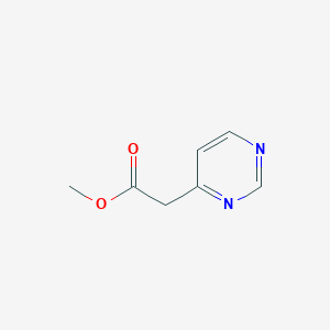 molecular formula C7H8N2O2 B1359101 2-(嘧啶-4-基)乙酸甲酯 CAS No. 863032-29-5