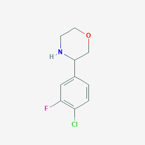 3-(4-Chloro-3-fluorophenyl)morpholine