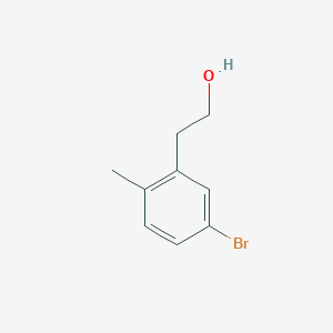 molecular formula C9H11BrO B13591166 2-(5-Bromo-2-methylphenyl)ethan-1-ol 