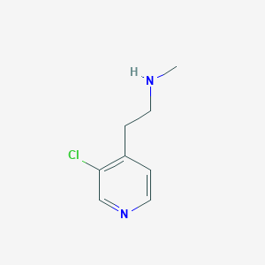 2-(3-Chloropyridin-4-yl)-N-methylethan-1-amine