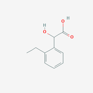 molecular formula C10H12O3 B13591208 2-(2-Ethylphenyl)-2-hydroxyacetic acid 