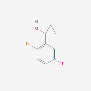 1-(2-Bromo-5-fluorophenyl)cyclopropan-1-ol