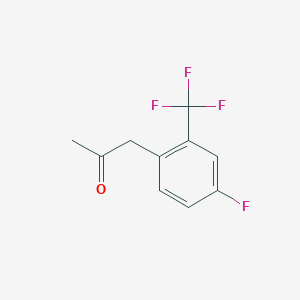 1-[4-Fluoro-2-(trifluoromethyl)phenyl]propan-2-one