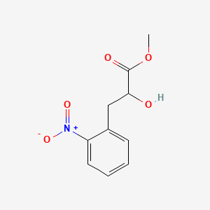 molecular formula C10H11NO5 B13591298 Methyl 2-hydroxy-3-(2-nitrophenyl)propanoate 