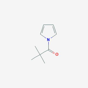 molecular formula C9H13NO B1359132 2,2-二甲基-1-(1H-吡咯-1-基)丙酮 CAS No. 411208-03-2