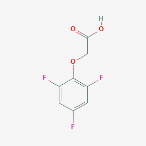 molecular formula C8H5F3O3 B13591352 2-(2,4,6-Trifluorophenoxy)acetic acid 