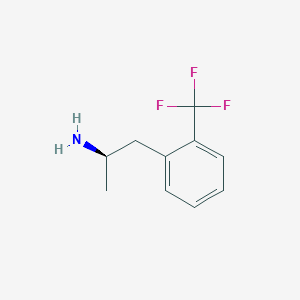 molecular formula C10H12F3N B13591368 1-(2-(Trifluoromethyl)phenyl)-2-aminopropane, (R)- CAS No. 1335494-04-6