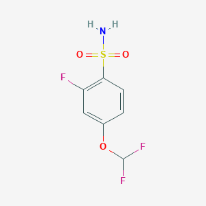 4-(Difluoromethoxy)-2-fluorobenzenesulfonamide