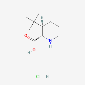 rac-(2R,3R)-3-tert-butylpiperidine-2-carboxylicacidhydrochloride,cis