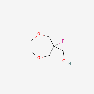 (6-Fluoro-1,4-dioxepan-6-yl)methanol