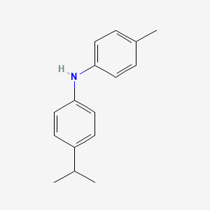 molecular formula C16H19N B1359148 对异丙基苯基对甲苯胺 CAS No. 494834-22-9