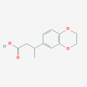 3-(2,3-Dihydrobenzo[b][1,4]dioxin-6-yl)butanoic acid