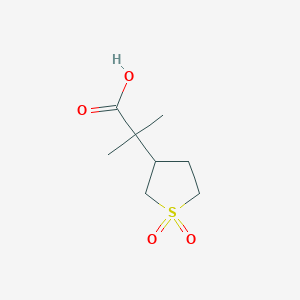 2-(1,1-Dioxidotetrahydrothiophen-3-yl)-2-methylpropanoic acid