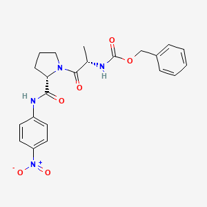 molecular formula C22H24N4O6 B1359151 Z-丙氨酸-脯氨酸-对硝基苯胺 CAS No. 66382-56-7