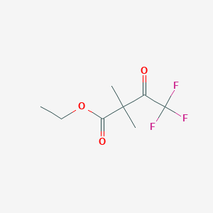 molecular formula C8H11F3O3 B1359152 4,4,4-三氟-2,2-二甲基-3-氧代丁酸乙酯 CAS No. 26717-76-0