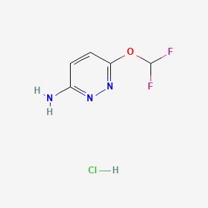 6-(Difluoromethoxy)pyridazin-3-aminehydrochloride