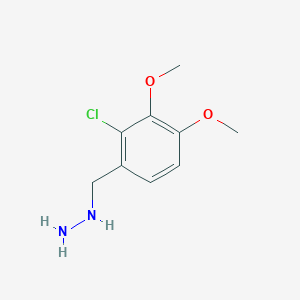 (2-Chloro-3,4-dimethoxybenzyl)hydrazine