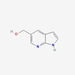 molecular formula C8H8N2O B1359158 (1H-吡咯并[2,3-b]吡啶-5-基)甲醇 CAS No. 849067-97-6
