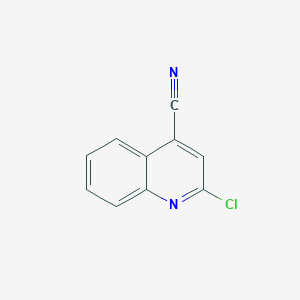 molecular formula C10H5ClN2 B1359159 2-Chloroquinoline-4-carbonitrile CAS No. 4366-88-5