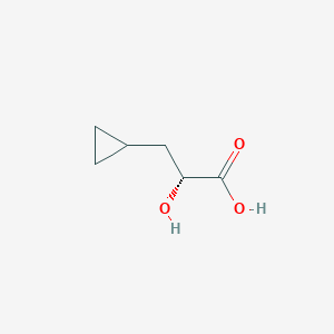 molecular formula C6H10O3 B1359166 (R)-3-环丙基-2-羟基丙酸 CAS No. 174265-97-5