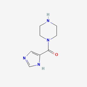 molecular formula C8H12N4O B1359171 (1H-咪唑-5-基)(哌嗪-1-基)甲苯酮 CAS No. 749197-63-5