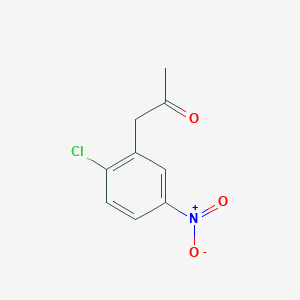 molecular formula C9H8ClNO3 B1359172 1-(2-氯-5-硝基苯基)丙酮 CAS No. 320576-24-7