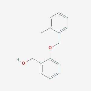 molecular formula C15H16O2 B1359180 [2-[(2-甲基苯基)甲氧基]苯基]甲醇 CAS No. 478189-91-2