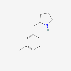 2-[(3,4-Dimethylphenyl)methyl]pyrrolidine