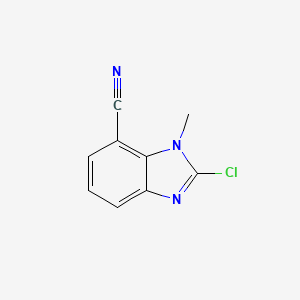 2-chloro-1-methyl-1H-1,3-benzodiazole-7-carbonitrile