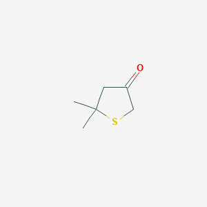 molecular formula C6H10OS B1359194 5,5-Dimethyldihydrothiophen-3(2H)-one CAS No. 32858-41-6