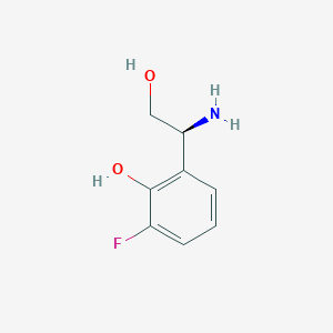 (S)-2-(1-Amino-2-hydroxyethyl)-6-fluorophenol