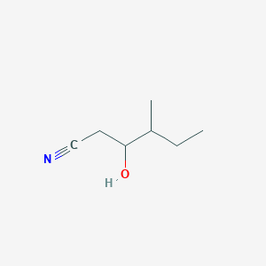 3-Hydroxy-4-methylhexanenitrile