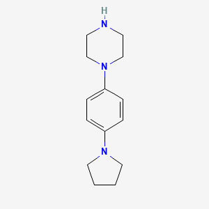 1-(4-(Pyrrolidin-1-yl)phenyl)piperazine