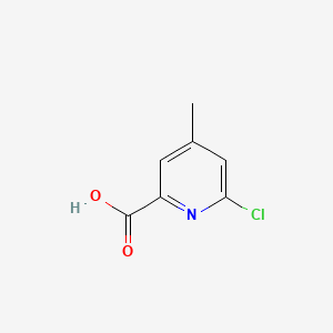 molecular formula C7H6ClNO2 B1359203 6-Chloro-4-methylpyridine-2-carboxylic acid CAS No. 324028-95-7