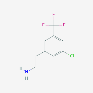 2-[3-Chloro-5-(trifluoromethyl)phenyl]ethanamine