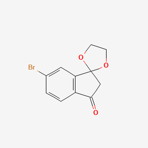 6'-Bromo-2',3'-dihydrospiro[1,3-dioxolane-2,1'-inden]-3'-one