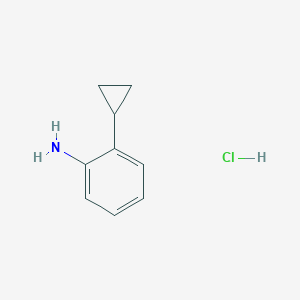 molecular formula C9H12ClN B1359210 2-环丙基苯胺盐酸盐 CAS No. 1056454-83-1