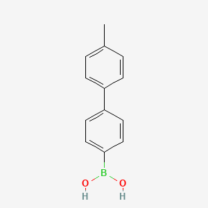 molecular formula C13H13BO2 B1359214 4'-Methyl-4-biphenylboronic acid CAS No. 393870-04-7