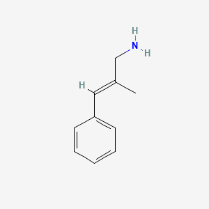 2-Methyl-3-phenylprop-2-en-1-amine