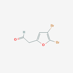 2-(4,5-Dibromofuran-2-yl)acetaldehyde