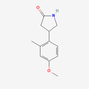 4-(4-Methoxy-2-methylphenyl)pyrrolidin-2-one