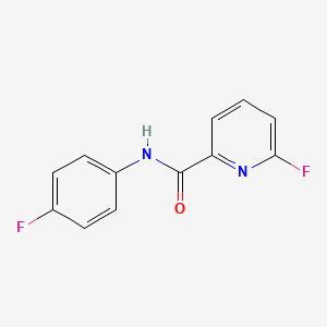 6-fluoro-N-(4-fluorophenyl)pyridine-2-carboxamide