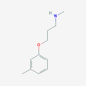 molecular formula C11H17NO B1359241 N-Methyl-3-(m-tolyloxy)propan-1-amine CAS No. 915923-00-1